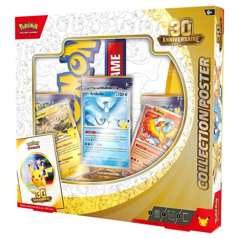 Pokémon TCG - 30th Celebration Poster Collection - Francês